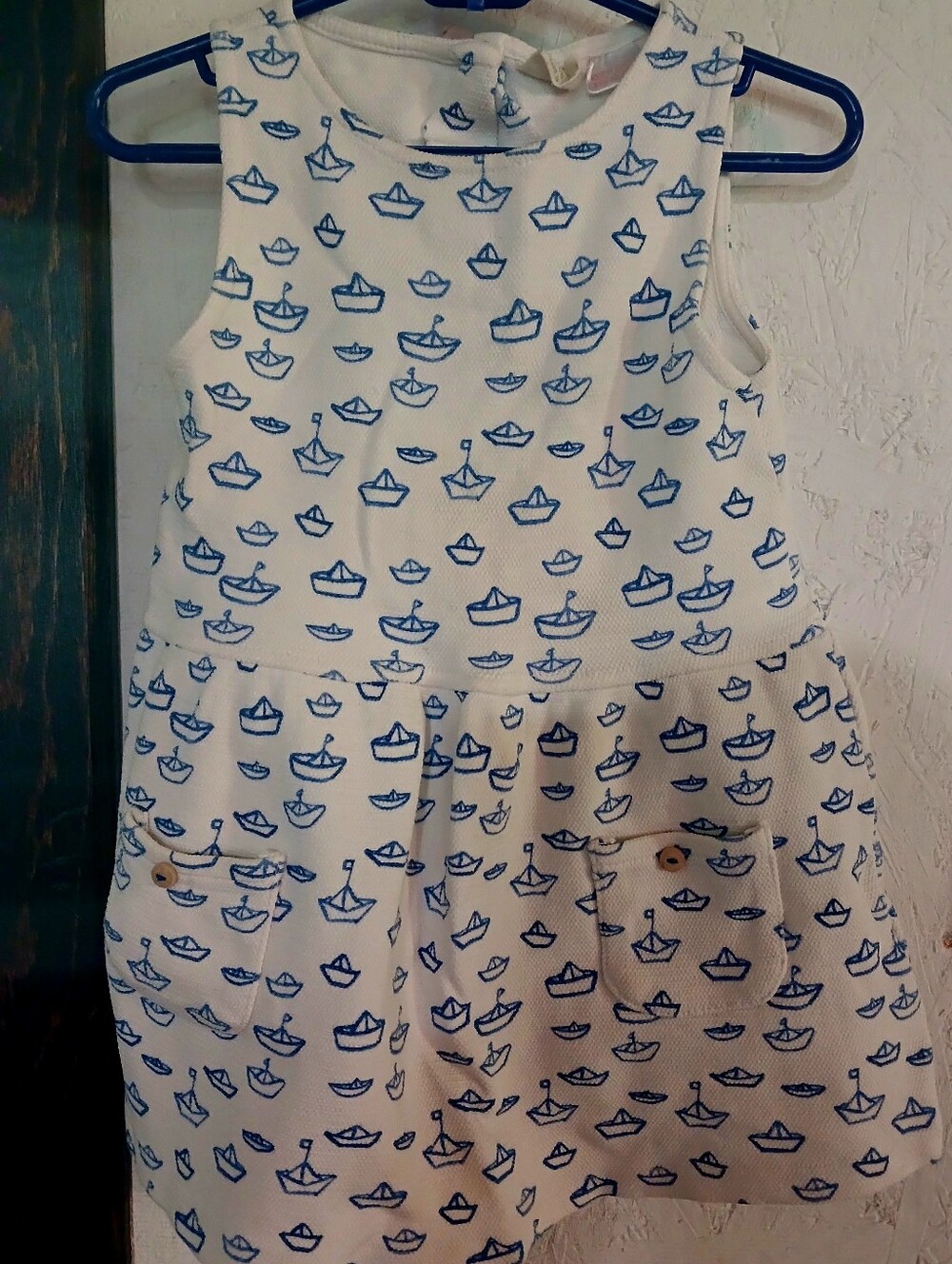 Cute Zara Summer Dress With Boats Little Girl 2/3 T